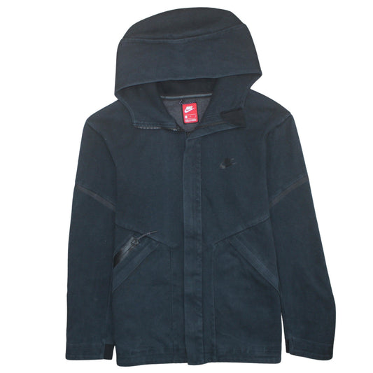 Nike Men's Black Full Zip Hooded Sweatshirt M Regular Fit