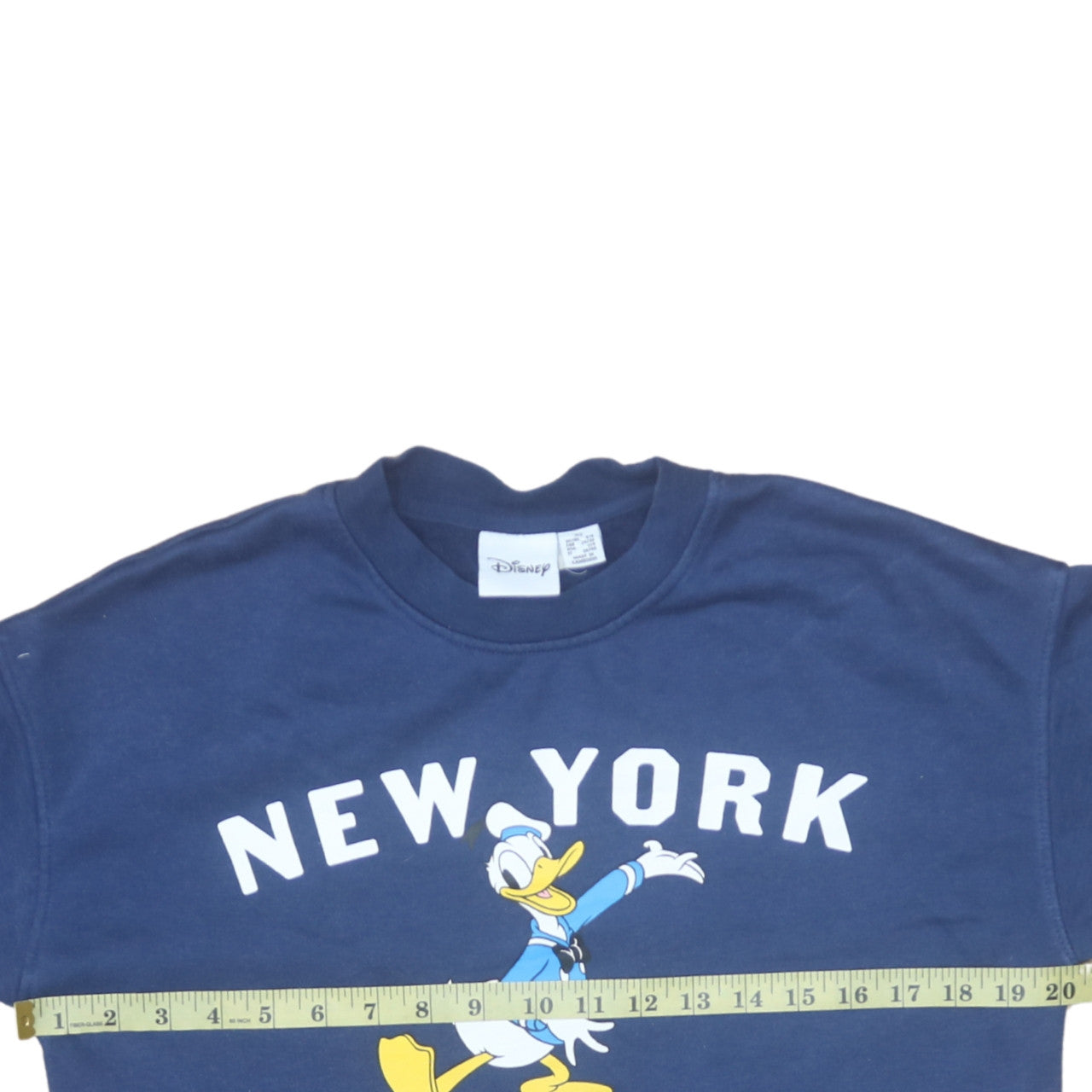 Disney Primark Women Navy Donald Duck New York Sweatshirt XS