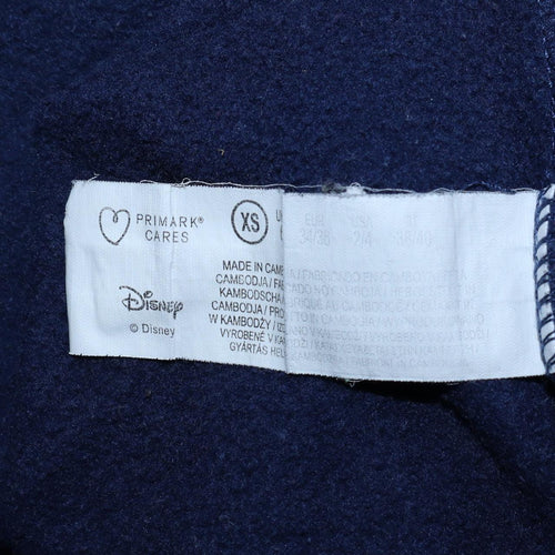 Disney Primark Women Navy Donald Duck New York Sweatshirt XS