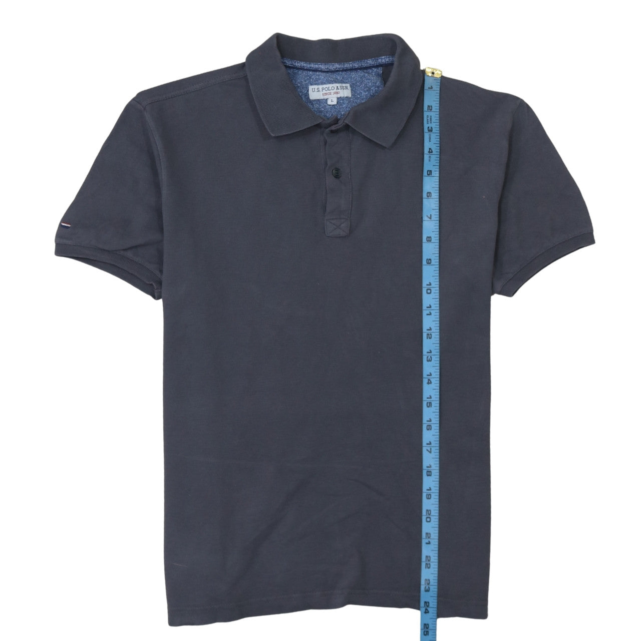 U.S. Polo Assn. Men's Blue L Cotton Polo Shirt Classic Fit