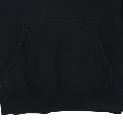 Vans Men's Black Pullover Hoodie Medium Graphic Logo Fleece