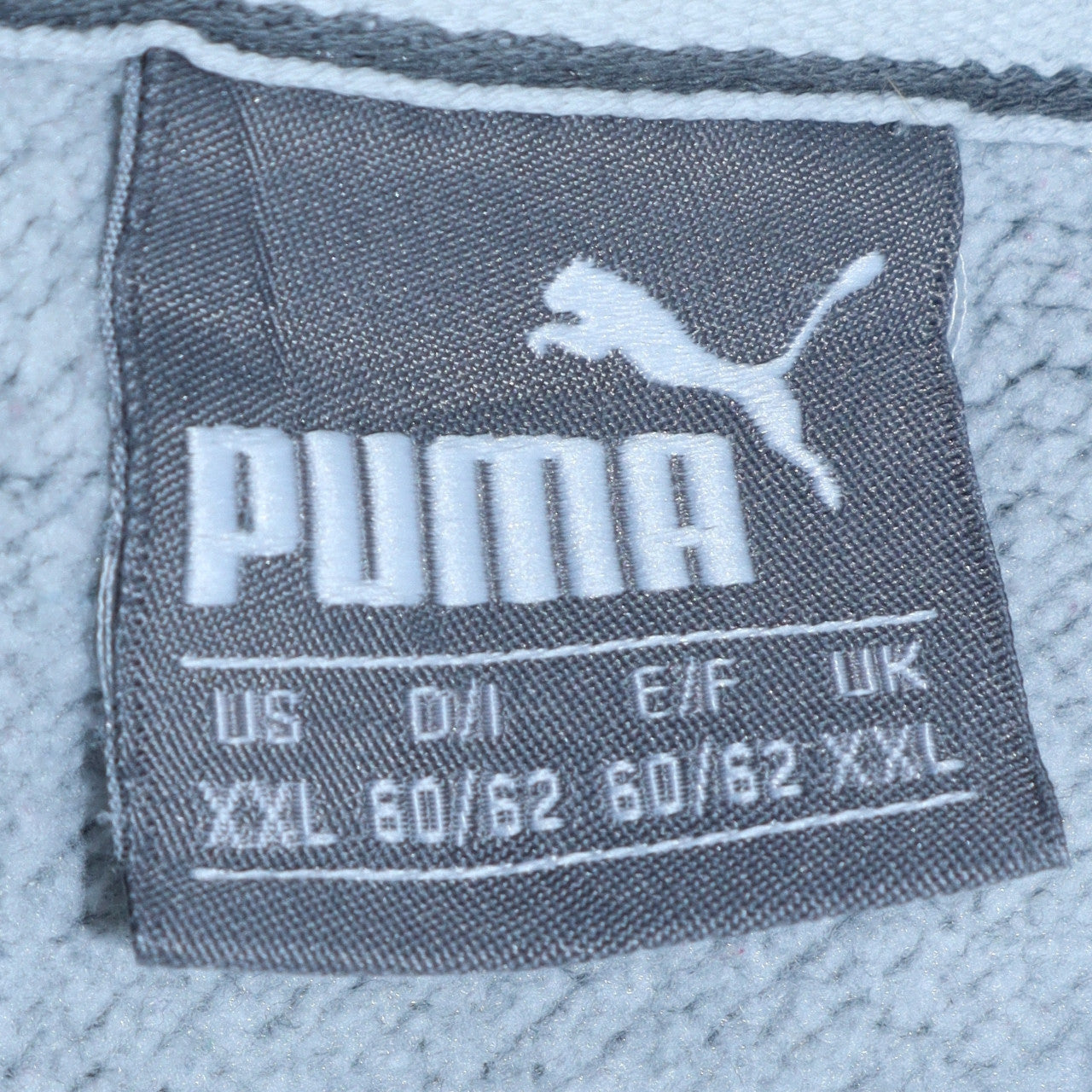 Puma Men Grey 2XL Pullover Hoodie Graphic Print Sweatshirt