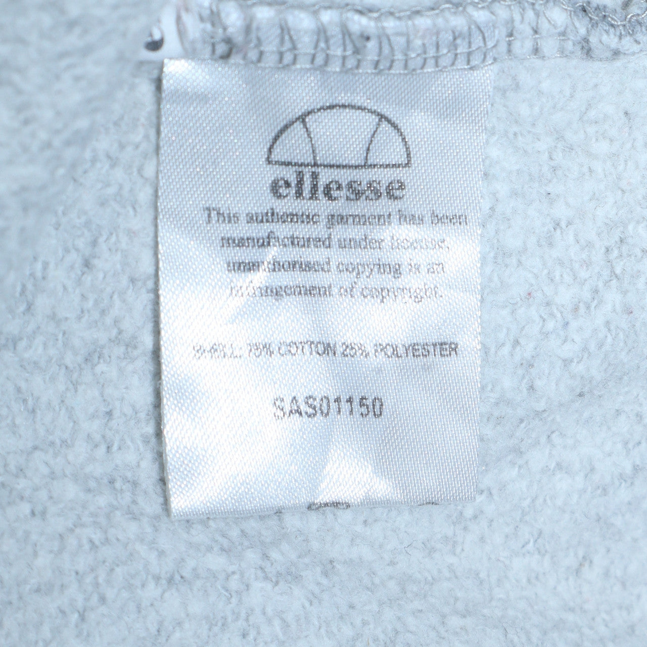 Ellesse Men's Grey Pullover Hoodie M Regular Fit Graphic Logo