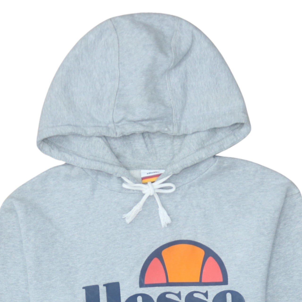 Ellesse Men's Grey Pullover Hoodie M Regular Fit Graphic Logo