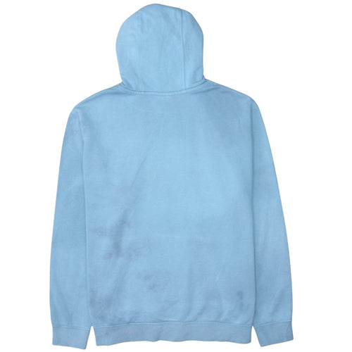 Nike Men Blue Pullover Hoodie XL Fleece Cotton Blend Logo Sweatshirt