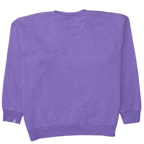Corpse Bride Purple Graphic Sweatshirt XL Women Relaxed Fit Cotton Blend
