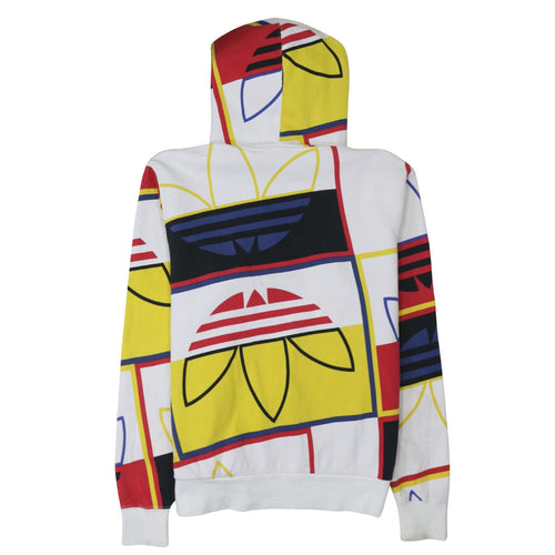 Adidas Men's Multicoloured Graphic Pullover Hoodie Size L