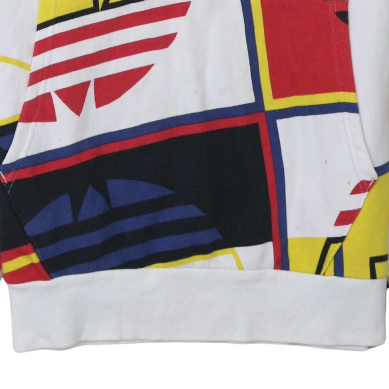 Adidas Men's Multicoloured Graphic Pullover Hoodie Size L