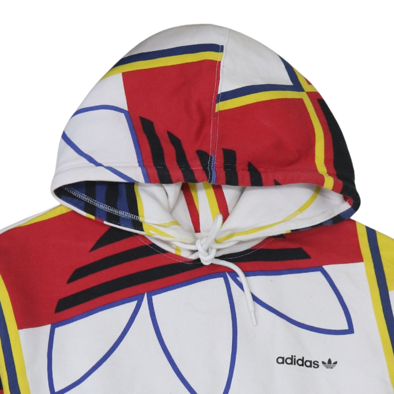 Adidas Men's Multicoloured Graphic Pullover Hoodie Size L