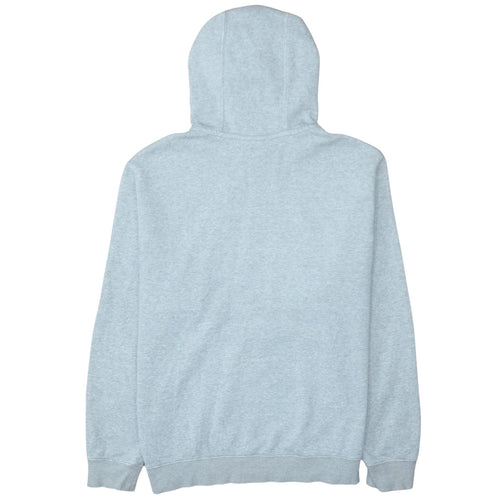 Nike Men Grey Pullover Hoodie Size L Regular Fit Fleece Sweatshirt