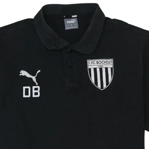 Puma Men’s Black 1.FC Bocholt Polo Shirt Size L Casual Sportswear