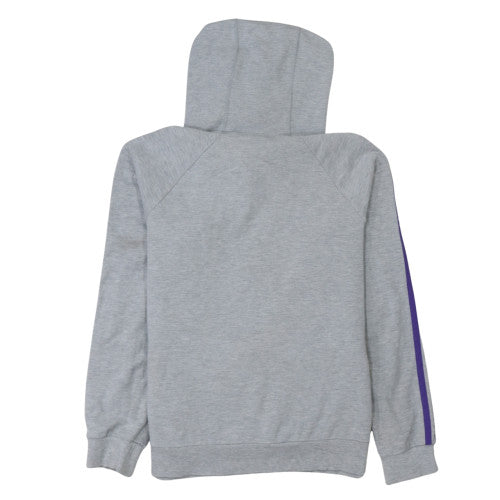 Adidas Women Grey Hooded Pullover Sweatshirt Size 14 Essentials