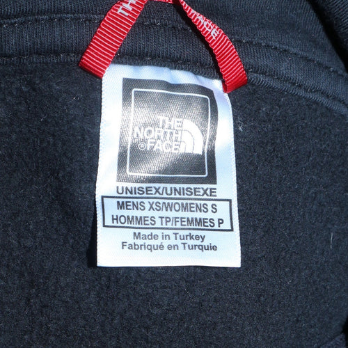 The North Face Men's Black Pullover Hoodie XS Fleece Logo
