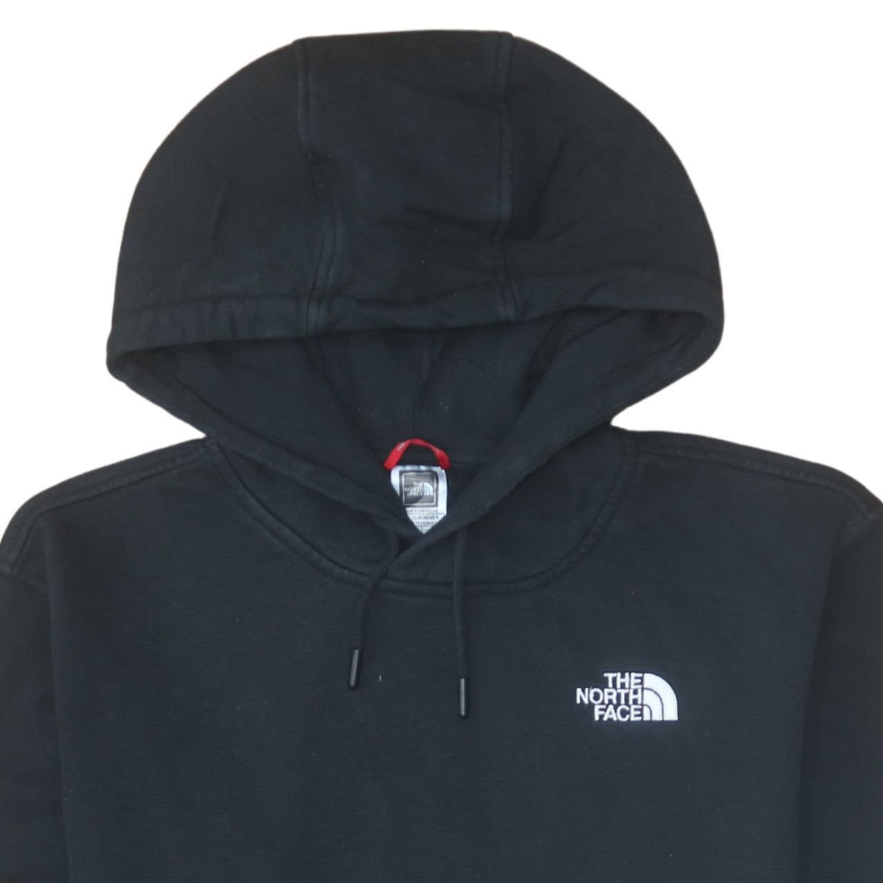 The North Face Men's Black Pullover Hoodie XS Fleece Logo