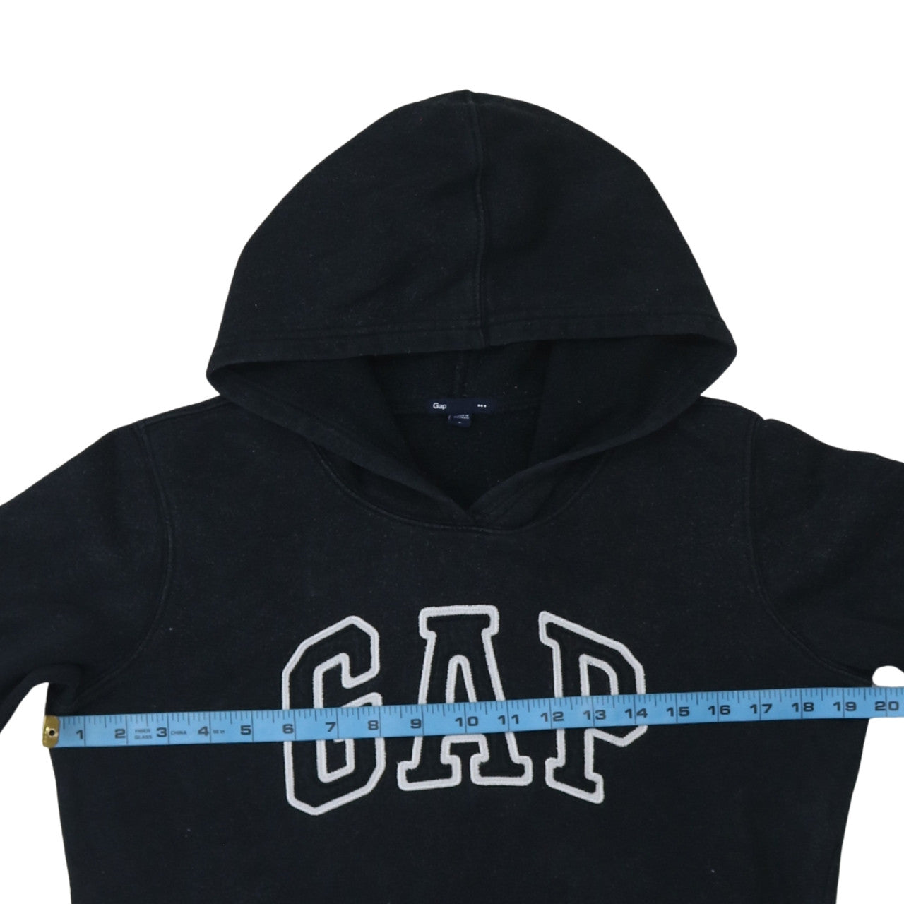 GAP Womens Black Pullover Hoodie Size M Cotton Blend Casual