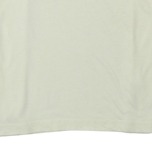 G-Star RAW Men's Beige Cotton Crew Neck Short Sleeve T-Shirt M