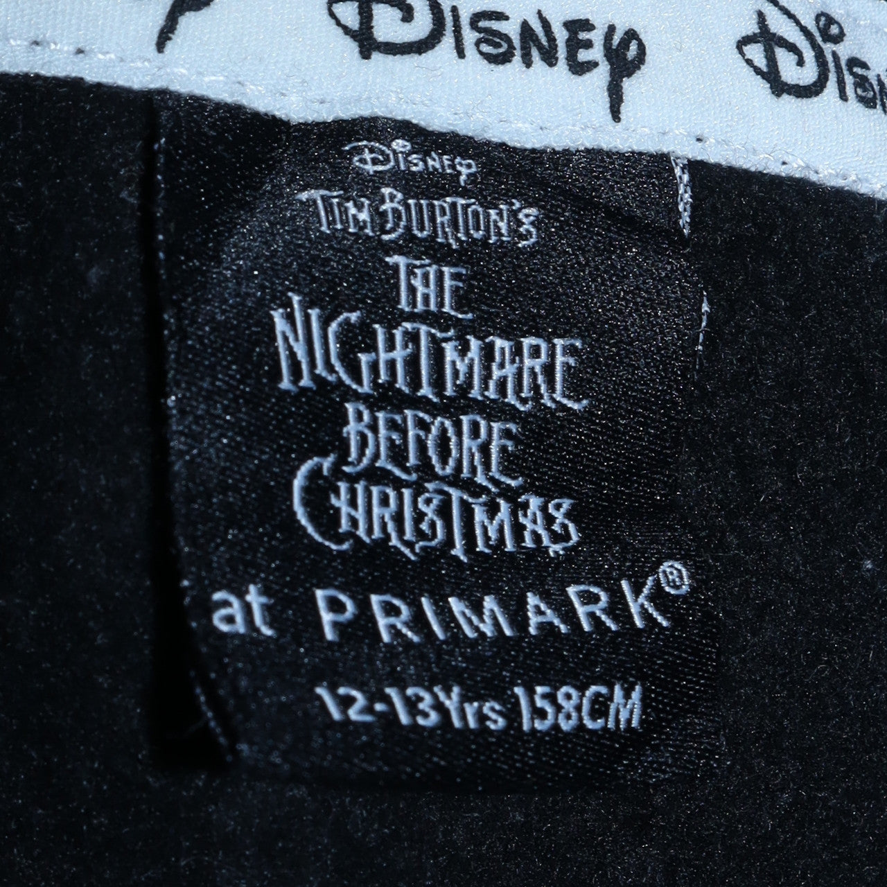 Primark Girls Black Hoodie 12-13 Years The Nightmare Before Christmas Sally Design
