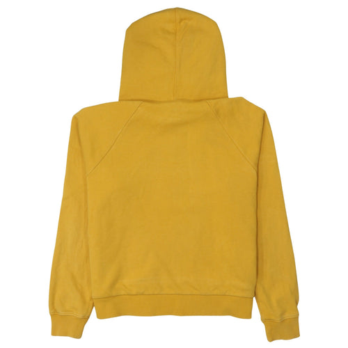 Vans Womens Yellow Pullover Hoodie Size M Cotton Logo Casual