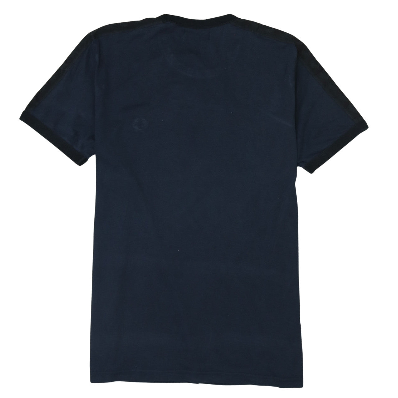 Fred Perry Men's Blue Cotton Crew Neck Sportswear T-Shirt M