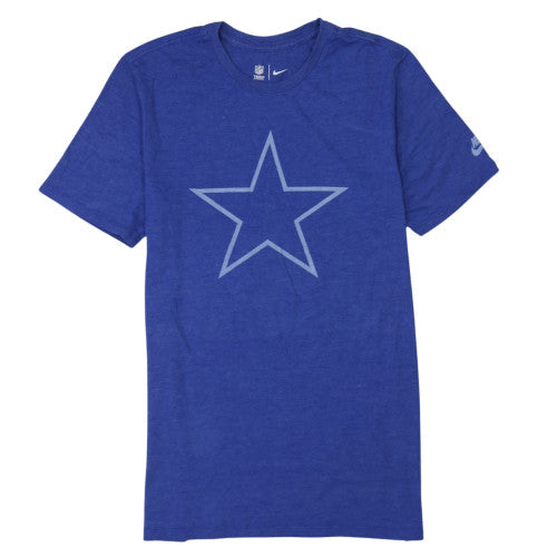 Nike NFL Team Men's Blue Athletic Fit Graphic T-Shirt Medium