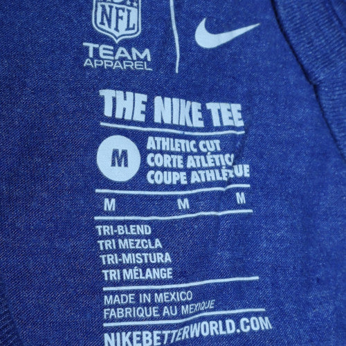 Nike NFL Team Men's Blue Athletic Fit Graphic T-Shirt Medium