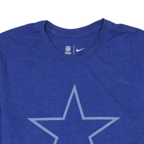 Nike NFL Team Men's Blue Athletic Fit Graphic T-Shirt Medium