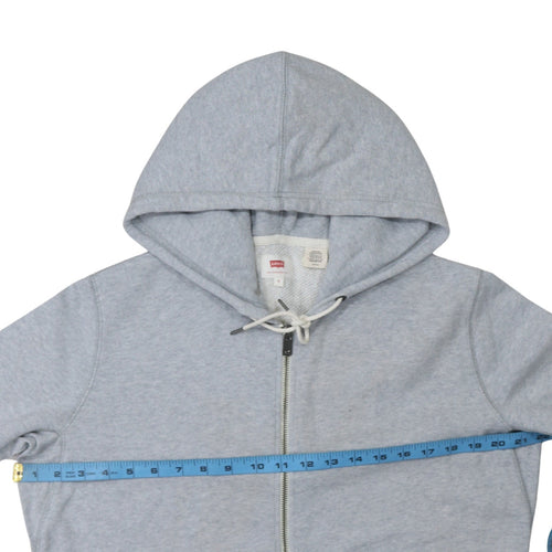 Levi's Men's Grey Full Zip Hoodie Size S Regular Fit