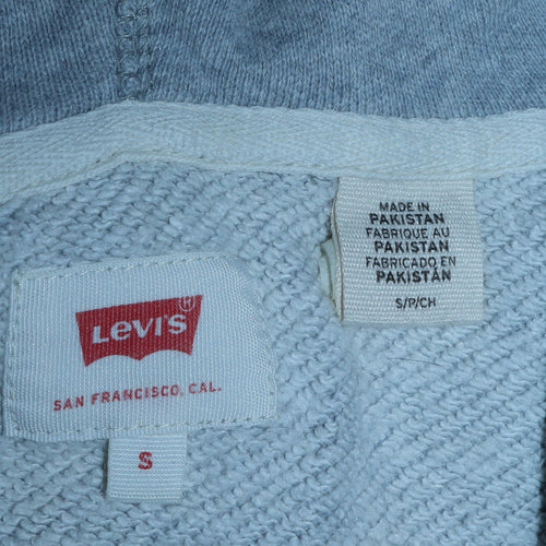 Levi's Men's Grey Full Zip Hoodie Size S Regular Fit