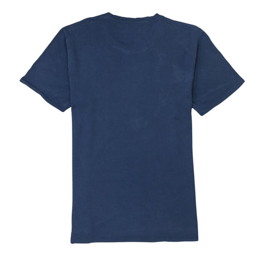 Levi's Men's Blue Graphic Logo Crew Neck Cotton T-Shirt Size M