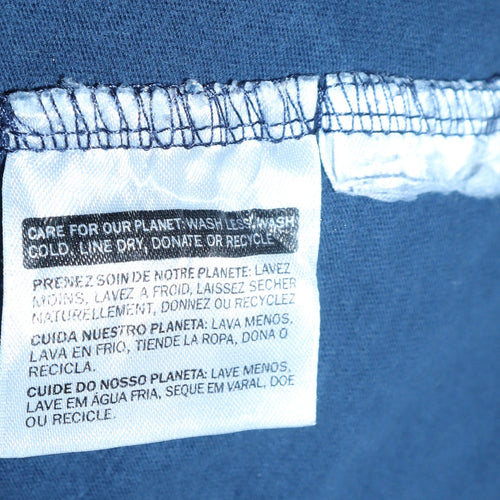 Levi's Men's Blue Graphic Logo Crew Neck Cotton T-Shirt Size M