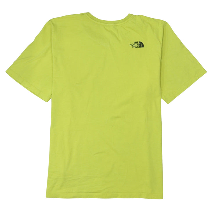 The North Face Women's Yellow Cotton Short Sleeve T-Shirt XL