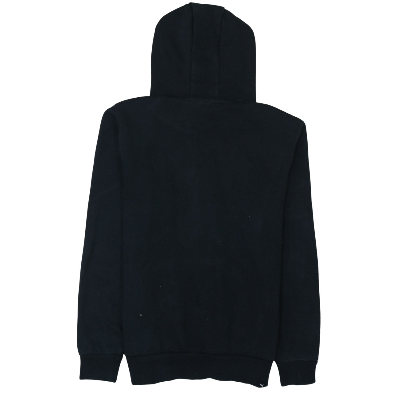 Puma Men's Black Pullover Hoodie Size S Logo Fleece Sportswear