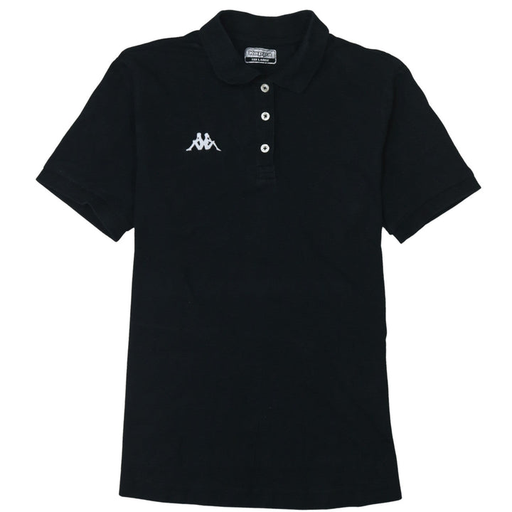 Kappa Women's Black 3XL Polo Shirt Classic Cotton Short Sleeve