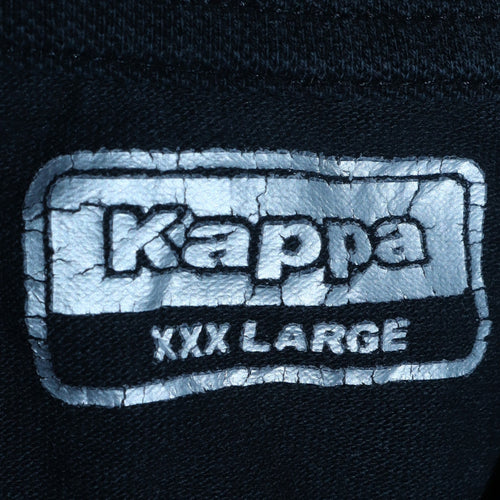 Kappa Women's Black 3XL Polo Shirt Classic Cotton Short Sleeve
