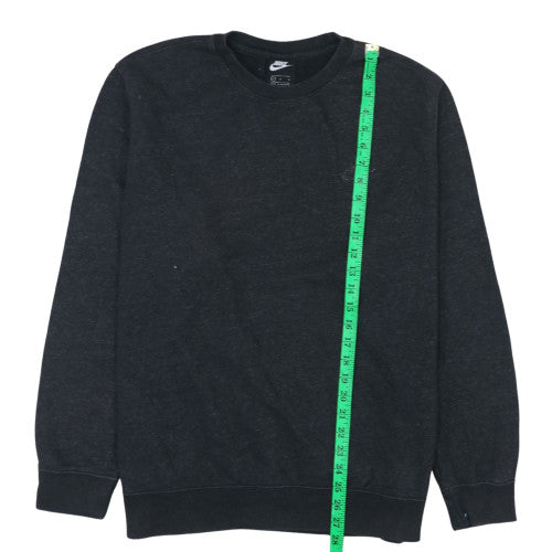Nike Men's Black Pullover Crew Neck Sweatshirt L Regular Fit