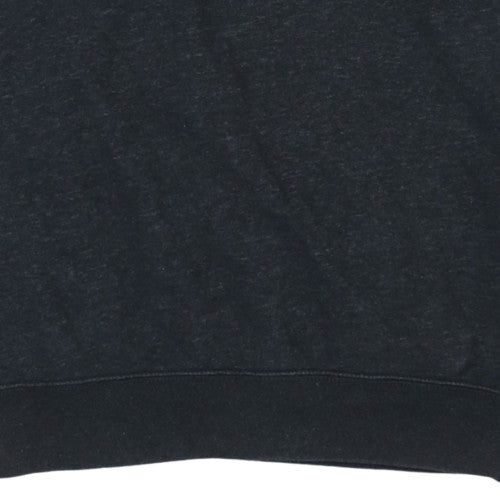 Nike Men's Black Pullover Crew Neck Sweatshirt L Regular Fit