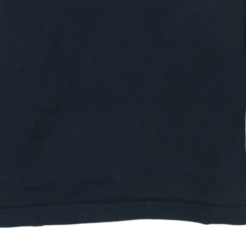 Nike Men's Black Crew Neck Fleece Sweatshirt M Regular Fit Pullover