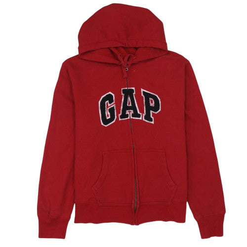 GAP Women Red Full Zip Hoodie XL Cotton Blend Casual Style