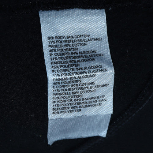 The North Face Womens Black Full Zip Quilted Hoodie XL Cotton Blend