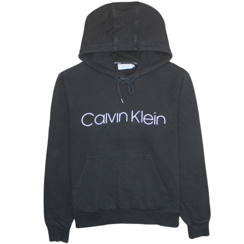 Calvin Klein Mens Black 2XL Pullover Hoodie Sweatshirt