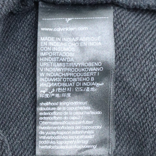 Calvin Klein Mens Black 2XL Pullover Hoodie Sweatshirt