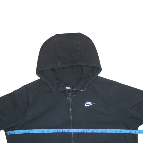 Nike Men's Black 2XL Full Zip Hoodie Sweatshirt Fleece