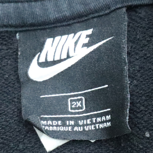 Nike Men's Black 2XL Full Zip Hoodie Sweatshirt Fleece