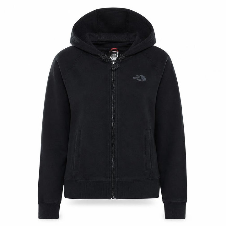 The North Face Women's Black Full Zip Hoodie Size S Cotton Casual