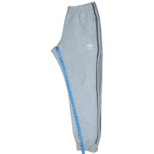 Adidas Men's Grey 2XL Regular Fit Sweatpants with Stripes