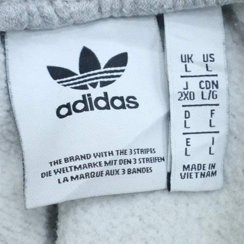 Adidas Men's Grey 2XL Regular Fit Sweatpants with Stripes