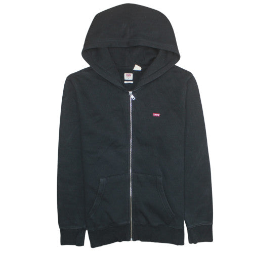 Levi's Men's Black Full Zip Hoodie Sweatshirt Size M Classic Fit