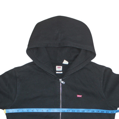 Levi's Men's Black Full Zip Hoodie Sweatshirt Size M Classic Fit