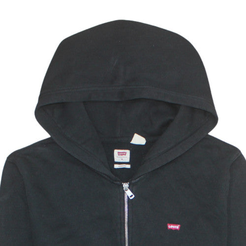 Levi's Men's Black Full Zip Hoodie Sweatshirt Size M Classic Fit