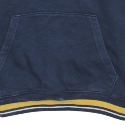 Quiksilver Teens Navy Blue Pullover Hoodie Size M Surf Style